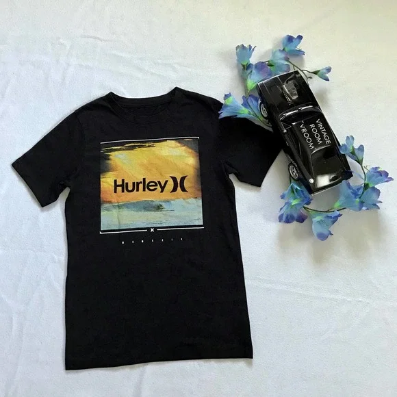 Hurley NWOT Short Sleeves Graphic Shirt Boys 10-12 - Picture 2 of 6